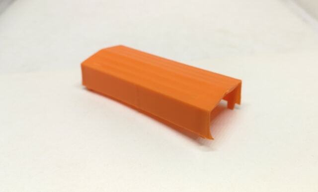 Matchbox 2D/E reproduction Mercedes Trailer orange plastic canopy