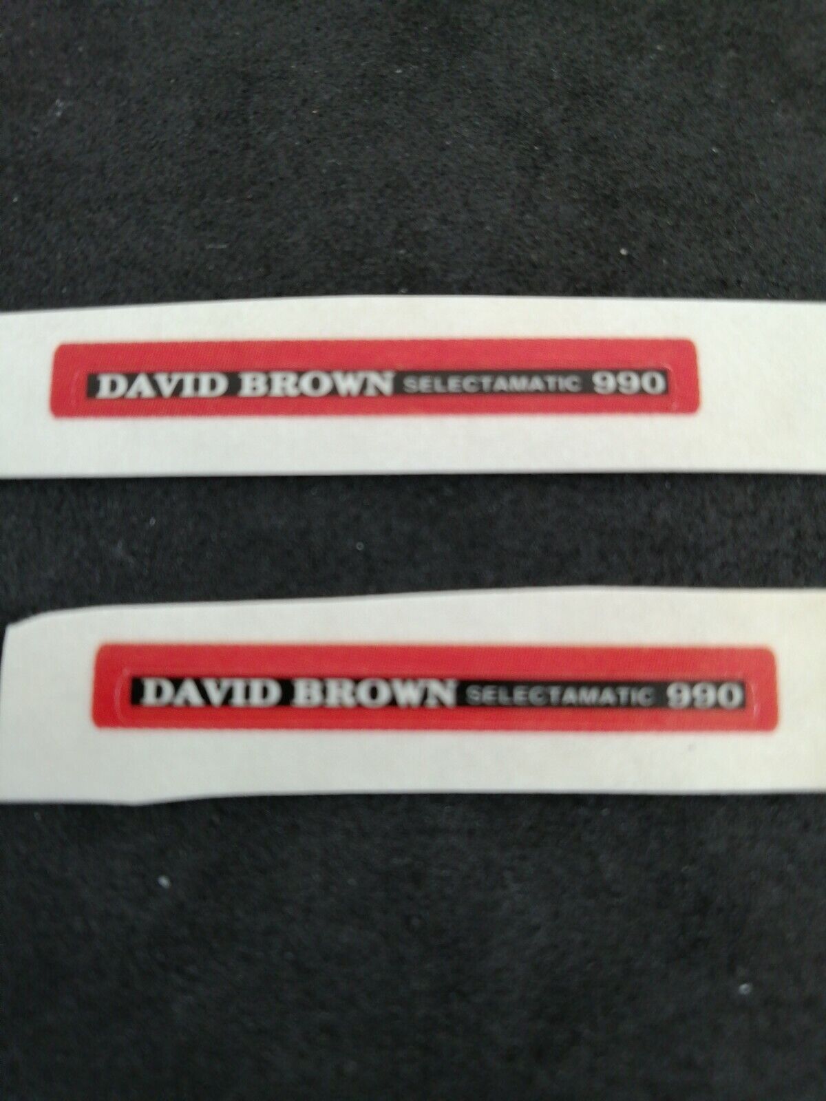 Dinky 305 David Brown Selectamatic 990 Tractor reproduction paper sticker set(R)