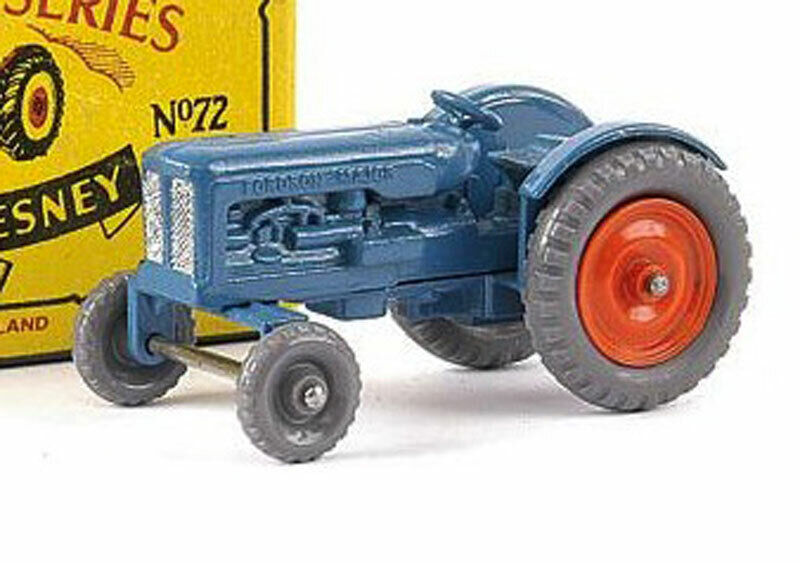 Matchbox 50b john deere 72a fordson reproduction Grey rear tyres x2 O/D 22mm