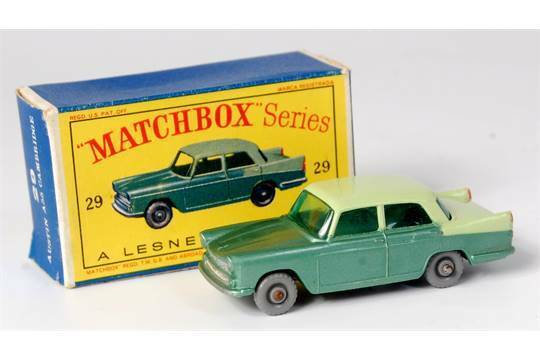 Matchbox 29 B Austin A 55 Cambridge reproduction window unit