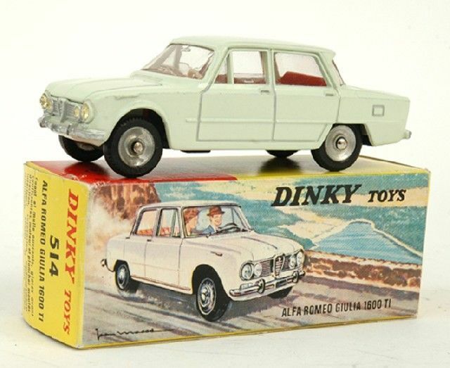 French Dinky 514 Alfa Romeo Giulia 1600 reproduction window unit
