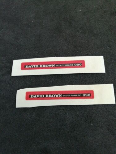 Dinky 305 David Brown Selectamatic 990 Tractor reproduction paper sticker set(R)