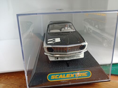 SCX Tecnitoys Scalextric Slot Car Ford Mustang 1971 Troy Promotions