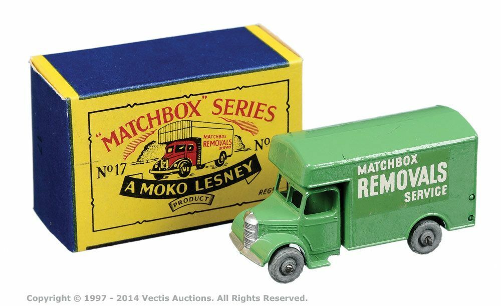 Matchbox 17A Bedford Matchbox Removals Van decal set only white (R)