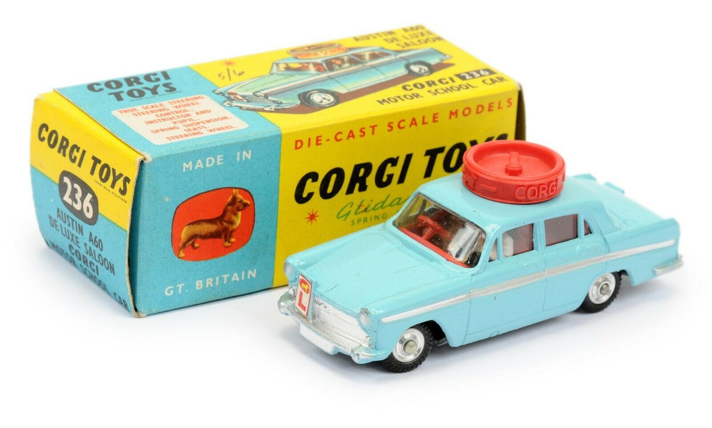 Corgi 236 Austin A60 Driving School reproduction  window unit only