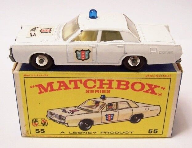 Matchbox 55b/55c/55d Police Car decal set only w/slide