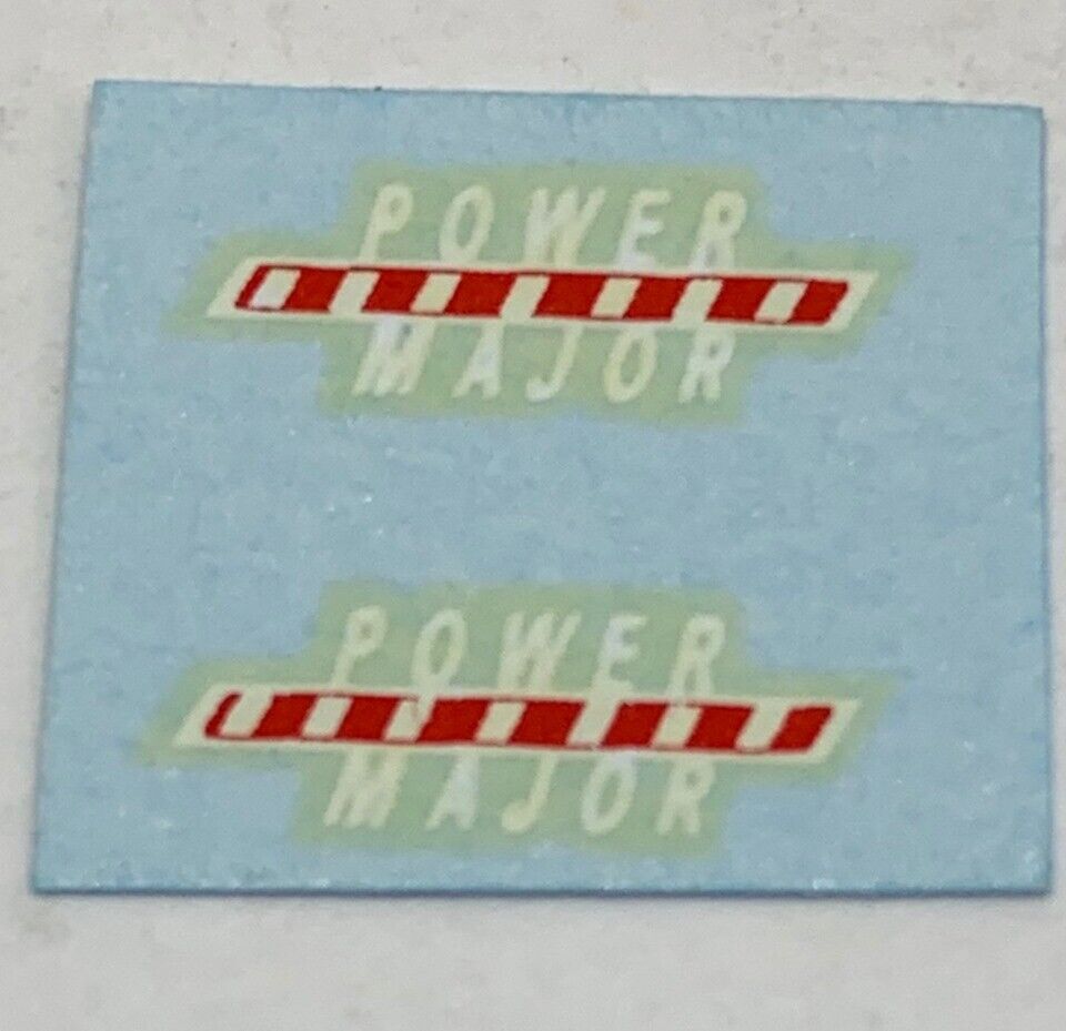 Corgi 54 55 60 Fordson Power Major replacement decals (F)