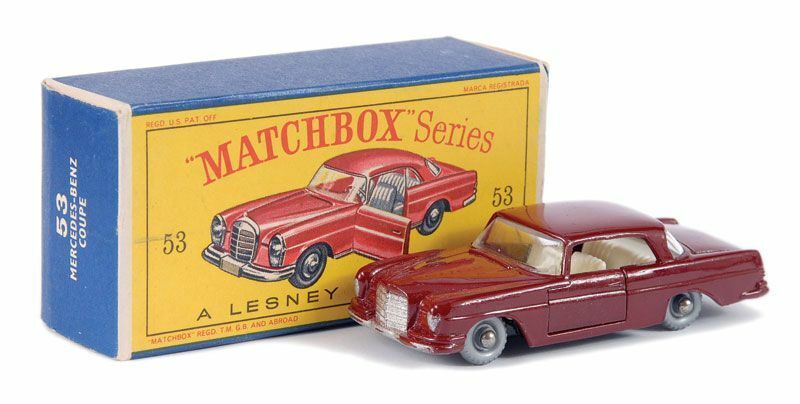 Matchbox 53 B Mercedes Benz 220 SE reproduction window unit