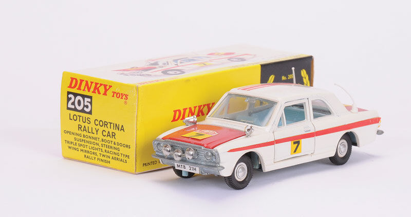 Dinky 205/159 MK 2 Ford Cortina Lotus decal set only red