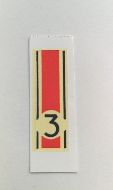 Corgi 151 Lotus XI race number #3 decal only