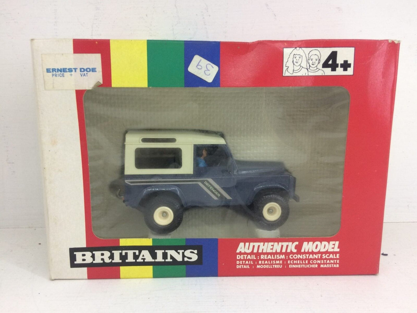 Britains Land Rover Defender decal set only pre-cut