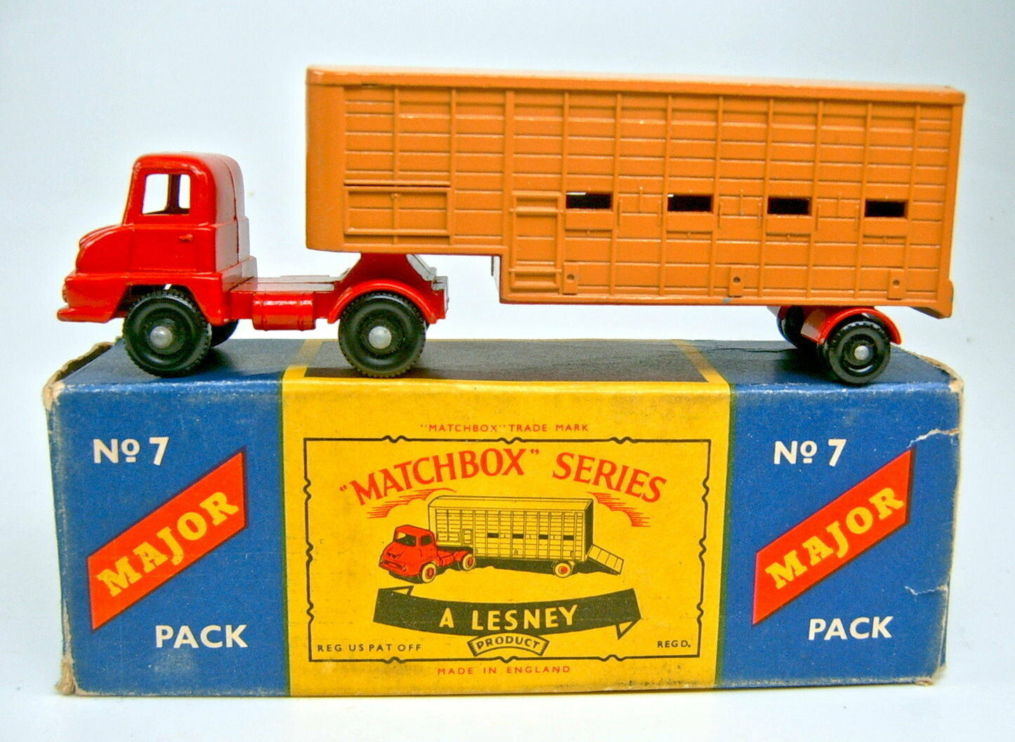 Matchbox M7A Thames Trader Cattle Truck reproduction ramp