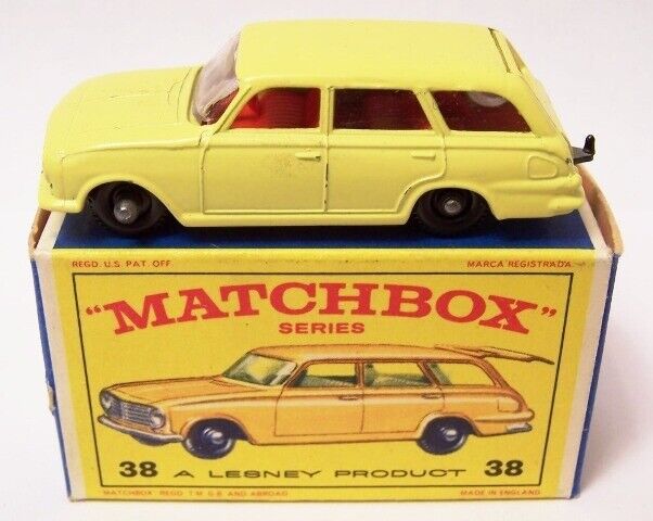 Matchbox 38 B Vauxhall Victor Estate Car reproduction window unit