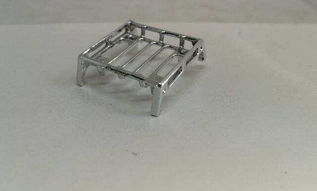 Corgi 339 Monte Carlo Mini Cooper S Chromed Plastic Roof Rack