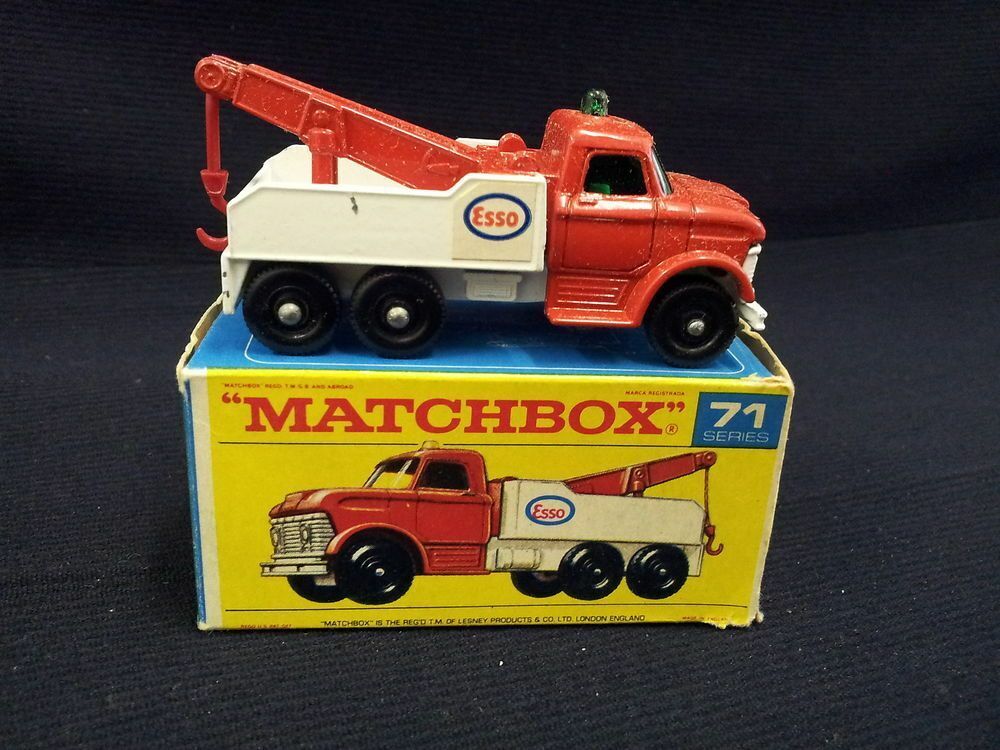 Matchbox 71C/D  Ford Heavy Wreck Truck reproduction Red Hook