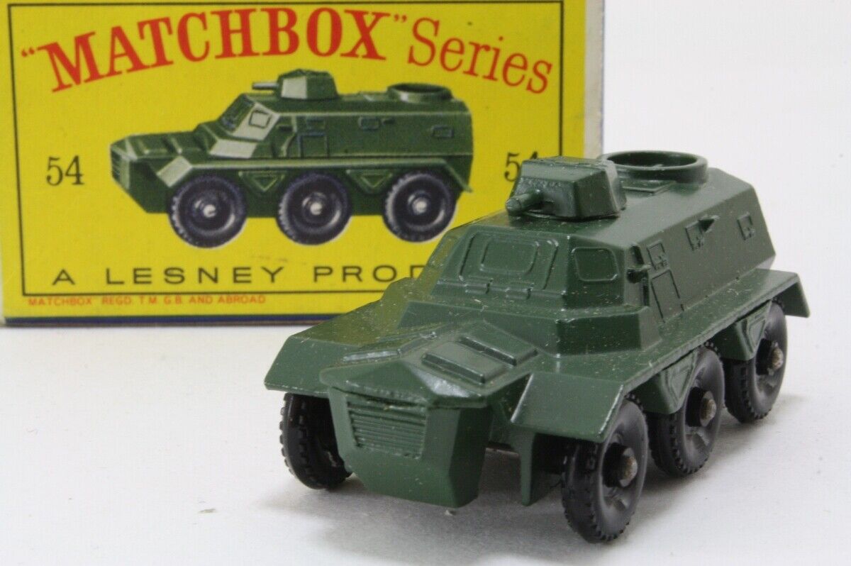 Matchbox 54 A Saracen Personnel Carrier reproduction white metal turret