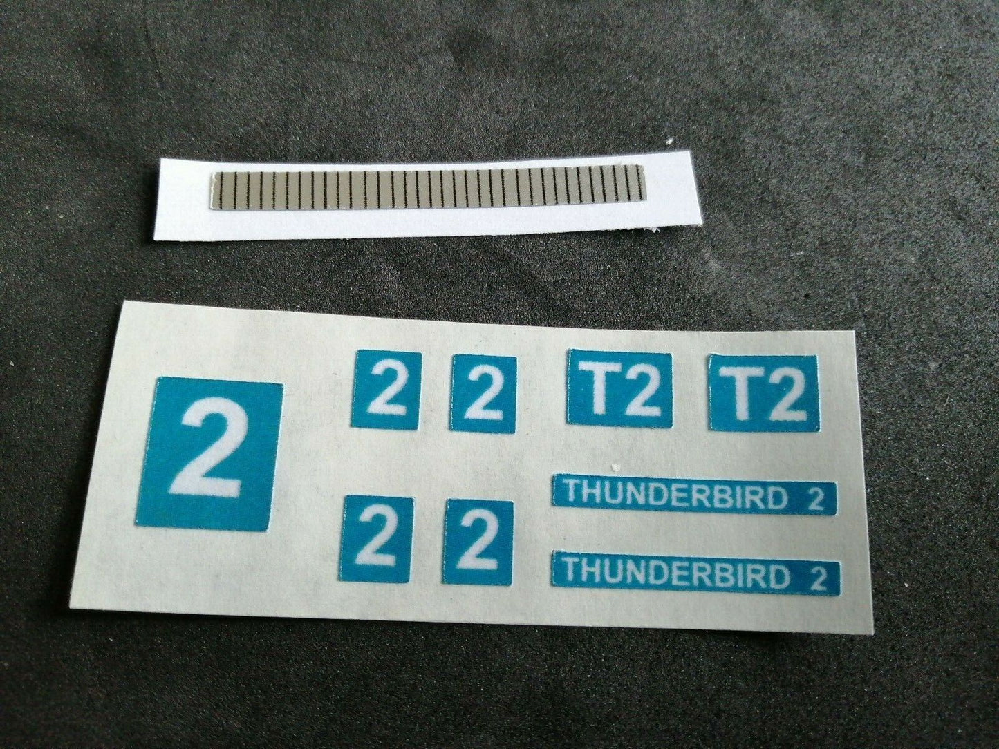 Dinky 106 Thunderbird 2 decal set only paper sticker