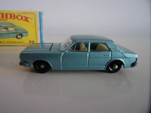 Matchbox 53 C/D Ford Zodiac Mk IV reproduction window unit