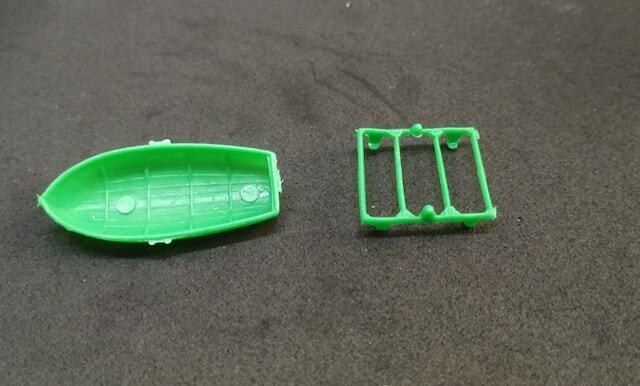 Matchbox 45 B Ford Corsair with Boat reproduction green boat and roof rack