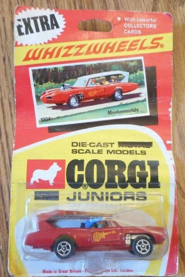 Corgi Juniors 1004 Monkeemobile decal set only (R)