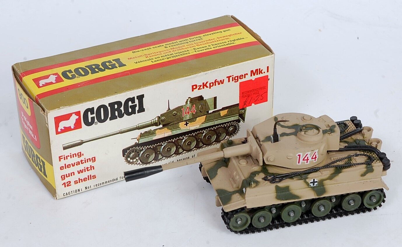 Corgi 900 Tiger Tank Set Of 6 Reproduction missiles / gun barrel end