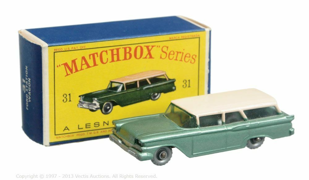 Matchbox 31 B Ford Station Wagon replacement transparent green window unit