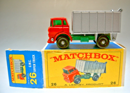 Matchbox 26 C/D GMC Tipper Truck reproduction tail gate