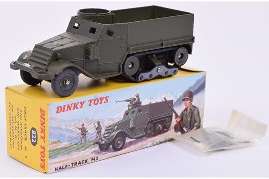 French Dinky 822 M3 Halftrack replacement tracks x2 DDT10