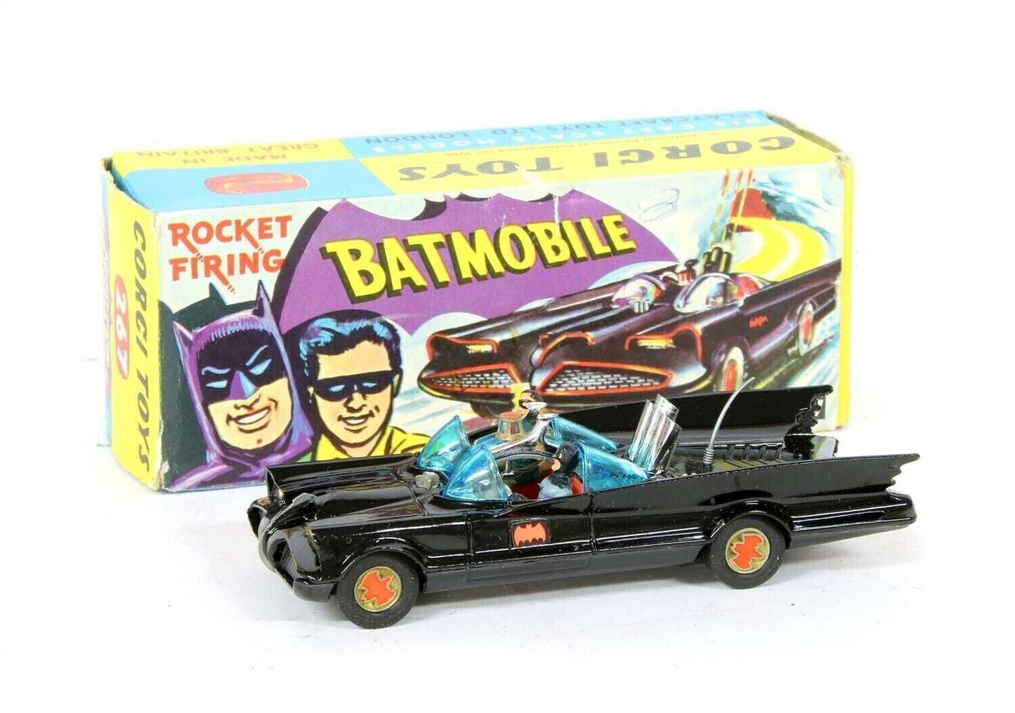 Corgi 267 Batmobile reproduction straight grey aerial