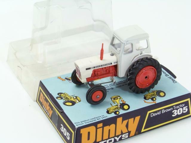 Dinky 305 308 David Brown Leyland replacement white / red exhaust