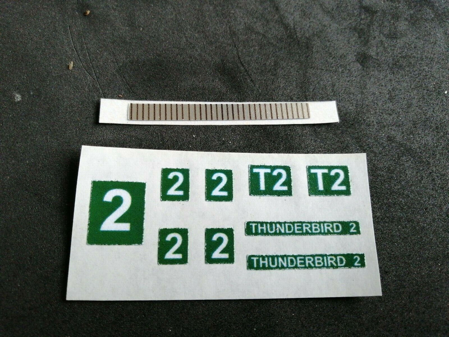 Dinky 106 Thunderbird 2 decal set only paper sticker