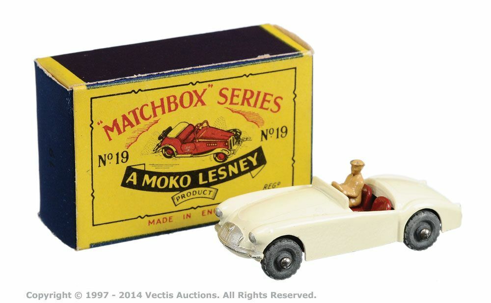 Matchbox 19 B MGA Sports Car reproduction driver