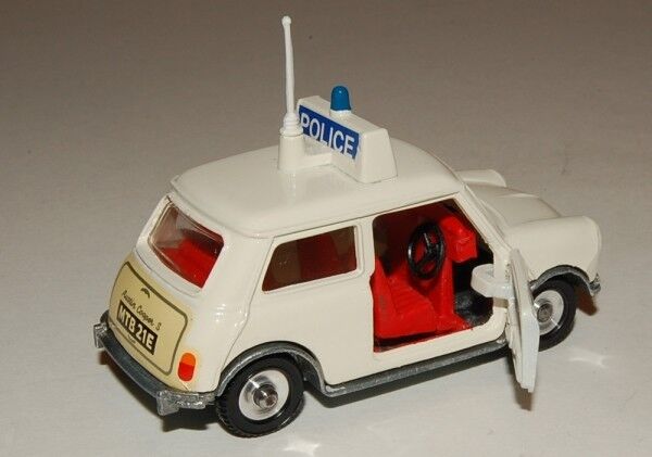 Dinky 250 Police Mini Cooper paper sticker set 1