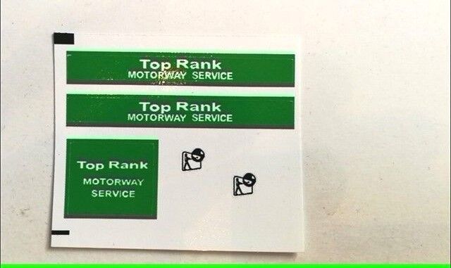 Dinky 434 Bedford TK Crash Truck Top Rank decal set only