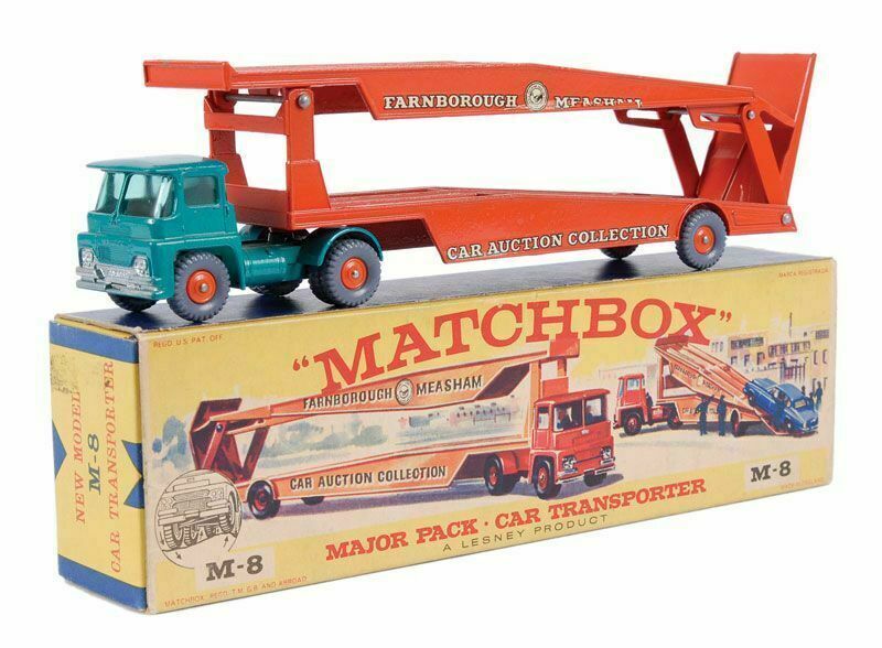 Matchbox M8b Guy Warrior Car Transporter reproduction operation hinge rear ramp