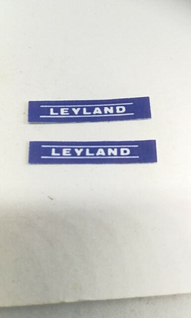 Dinky 308 Leyland Tractor replacement stickers (F)