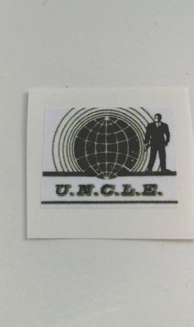 Corgi 497 "the man from uncle"decal only