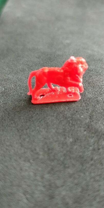 Matchbox 57F Wildlife Truck reproduction Red Or Orange lion