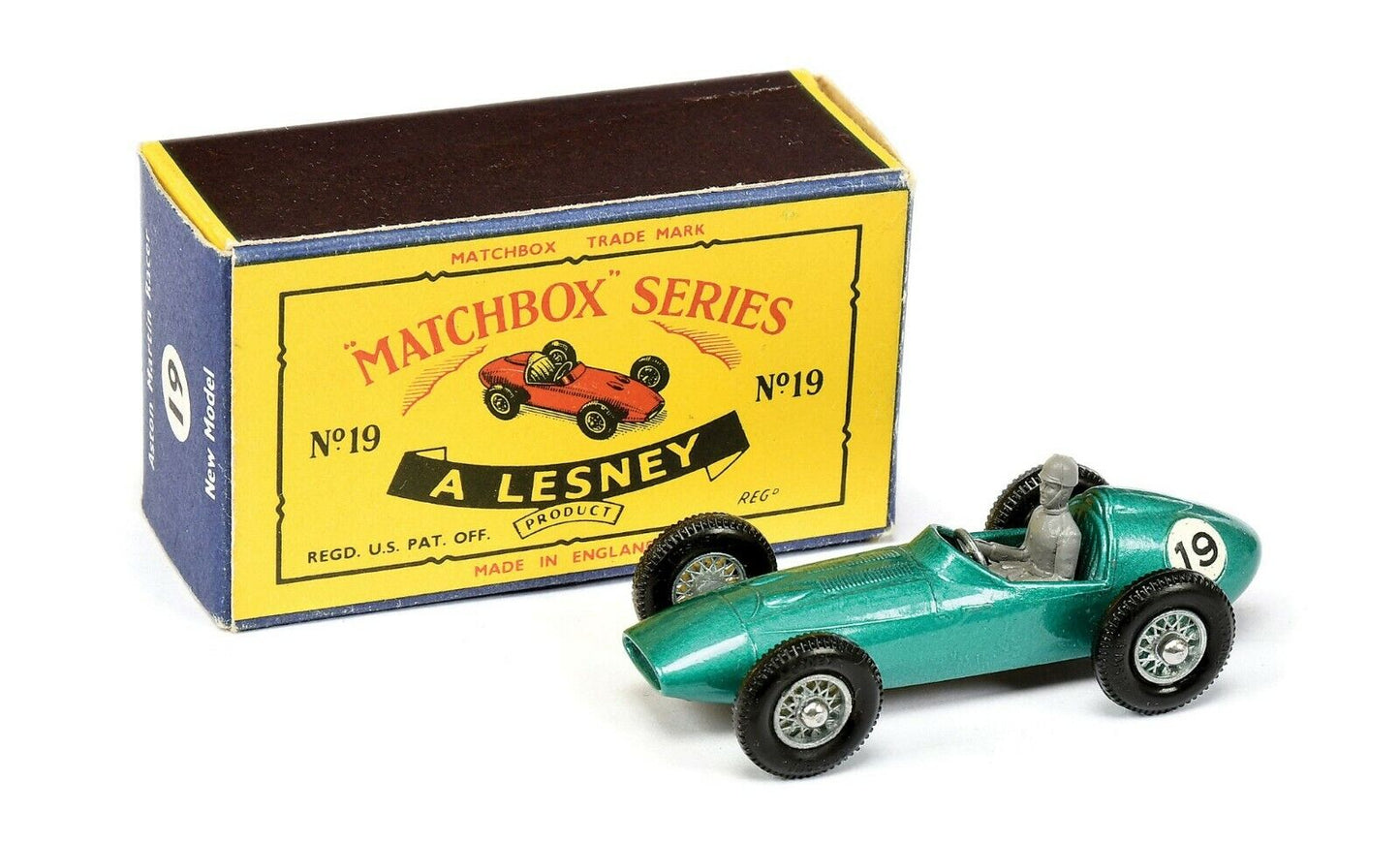 Matchbox 19 C Aston Martin DBR5 reproduction steering wheel