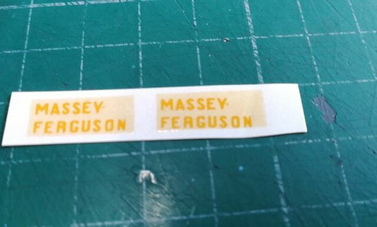 Dinky 300 Massey Ferguson Tractor replacement decals only (R)