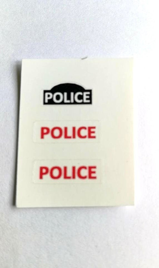 Corgi 506 Sunbeam Imp Police Car decal set only (red)