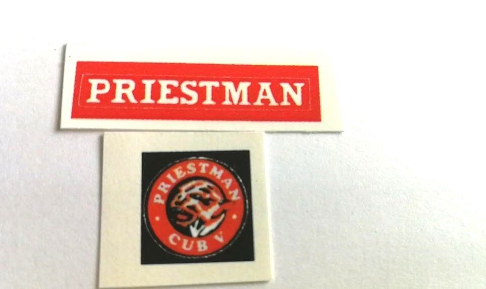 Corgi 1128 Priestman Cub V decal set only pre-cut