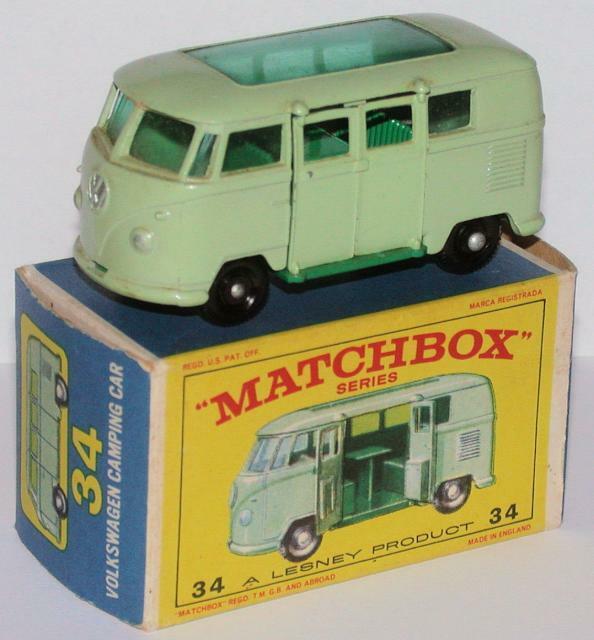 Lesney Matchbox 34B Volkswagen Camper replacement doors LH/RH only