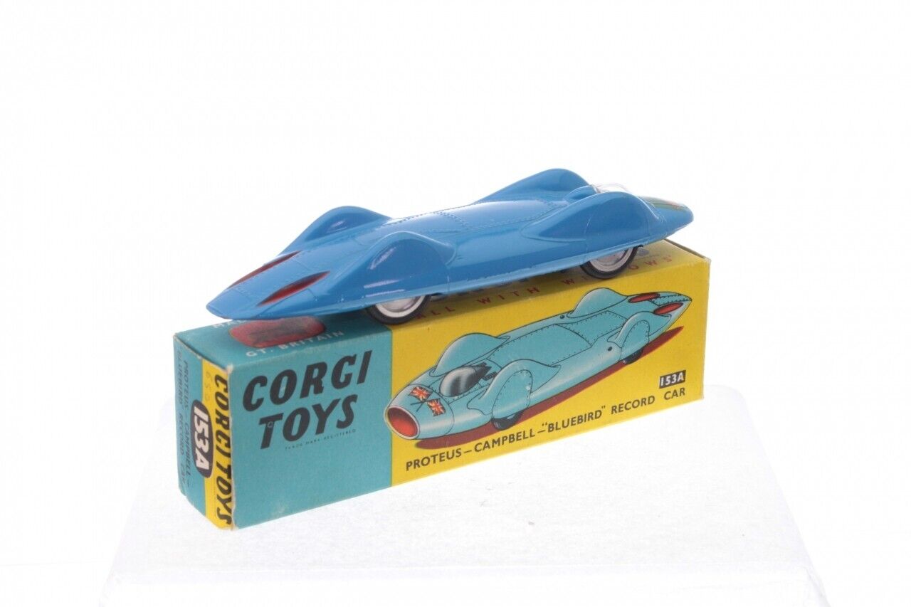 Corgi No.153. Campbell Bluebird speed record car set of replacement tyres.