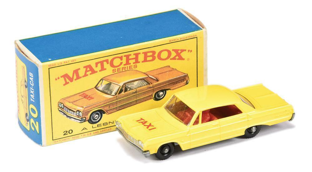 Matchbox 20C Chevrolet Impala Taxi replacement window unit