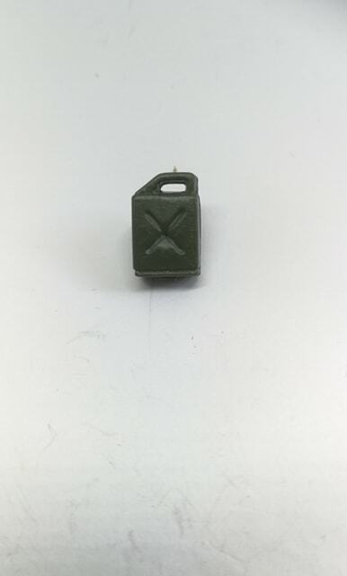 Dinky 612 / 615 US Army Jeep Reproduction Green Plastic Petrol Can