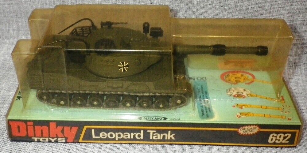 Dinky 692 Leopard Tank set of German Crosses decals only (R)