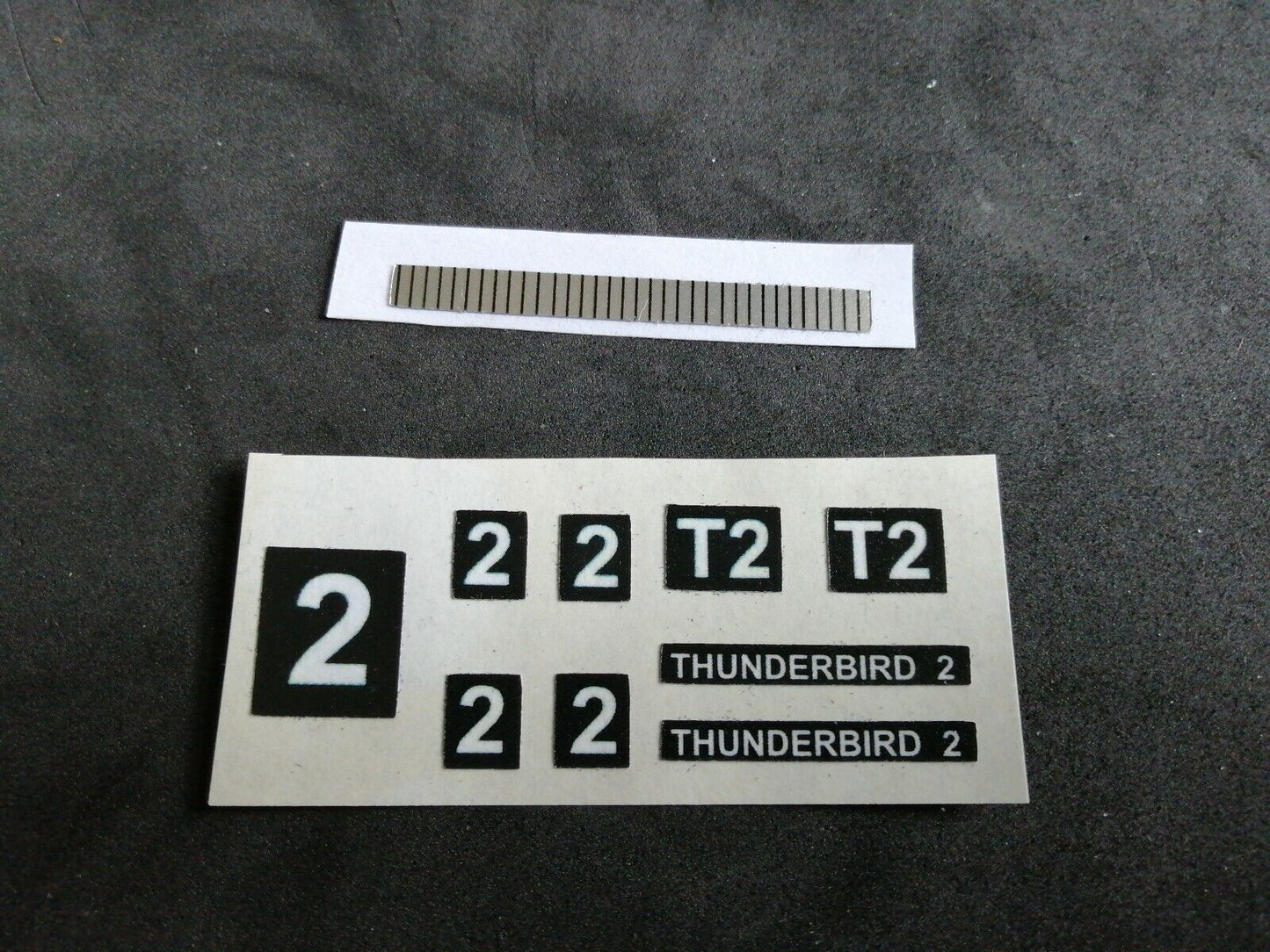 Dinky 106 Thunderbird 2 decal set only paper sticker