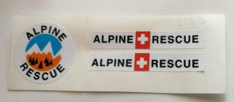 Corgi 513 Citreon Alpine Rescue decal set only