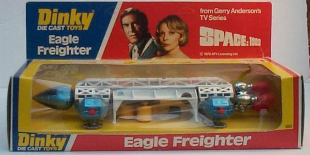 Dinky 360 Eagle Freighter Alpha Moonbase paper stickers only